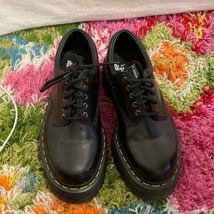 Doc Marten 8053 Nappa Leather Platform Quad Chunky Loafer